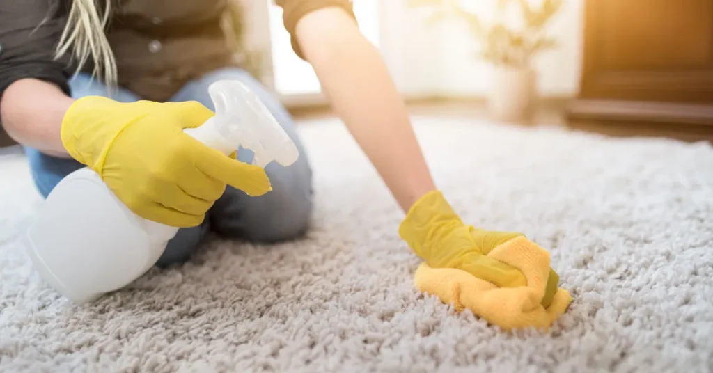 cleaning area rugs on hardwood floors
