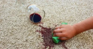 remove stain from rug