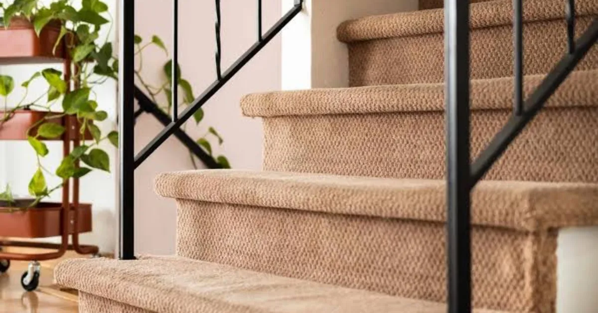 Clean Carpet on Stairs