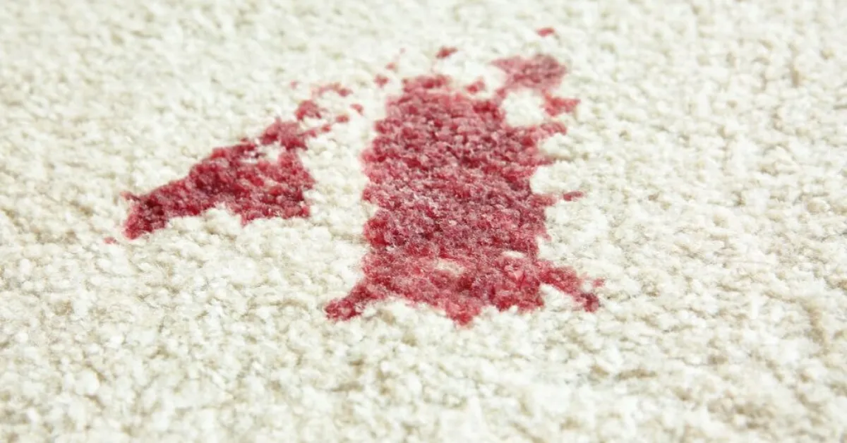 getting blood out of carpet​